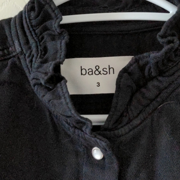 ba&sh Axelle blouse in black - Picture 3 of 3